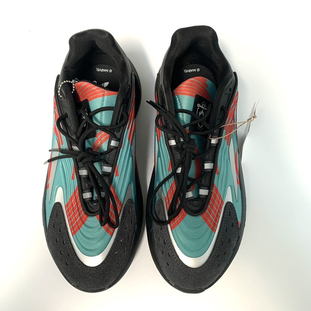Adidas Ozelia Marvel Guardians Drax Mens Size 8/Womens 9.5 Black Silver GX1207 - Picture 2 of 9